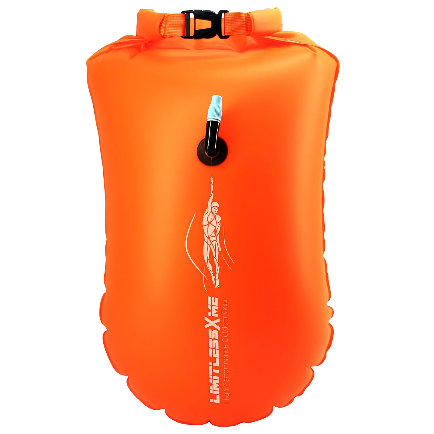 Schwimmboje mit Trockensack - 28l Orange